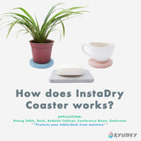 Kyubey InstaDry Round Coasters