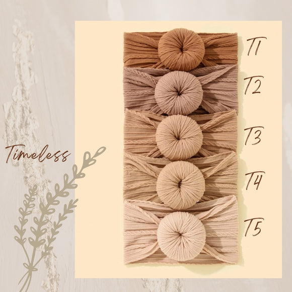 Blooming Wisdom Neutral Headbands Timeless Collection