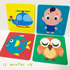 Blooming Wisdom Montessori High Contrast Visual Cards (12-24 Months)