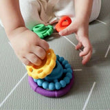 Jellystone Rainbow Stacker and Teether Toy