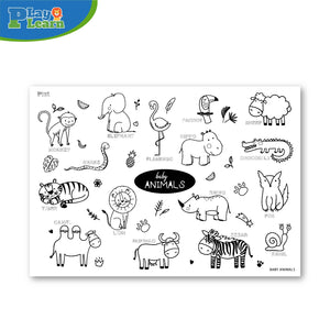 Play Plearn Kid Jumbo Coloring Poster