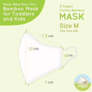 Nappi Baby Nano Zinc Bamboo Face Mask