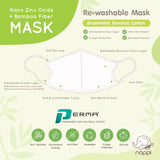 Nappi Baby Nano Zinc Bamboo Face Mask