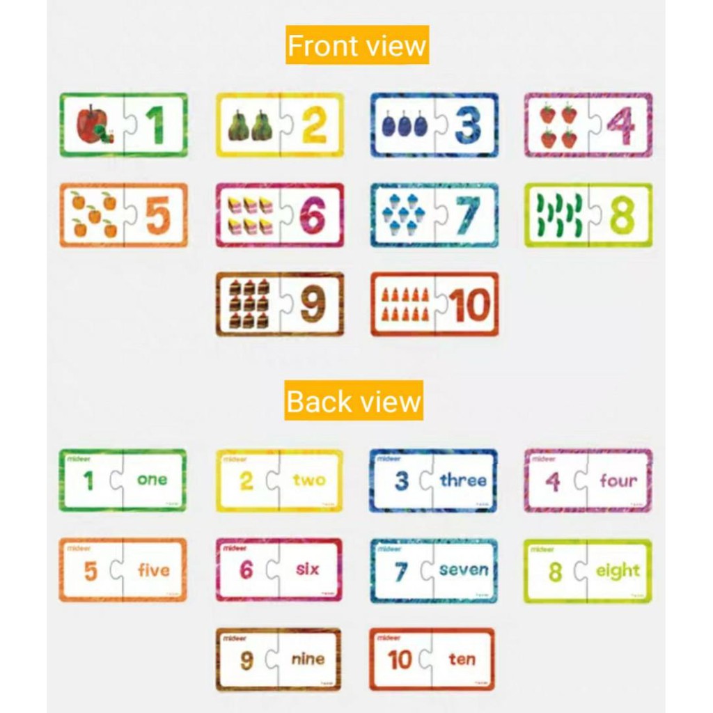 Mideer Match and Counting Puzzle (Eric Carle) – Baby Hub Philippines