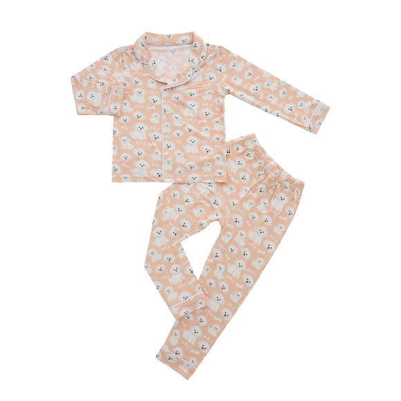 Bamberry Long Sleeves Button Down Pajama Set - Kryz Uy Collection