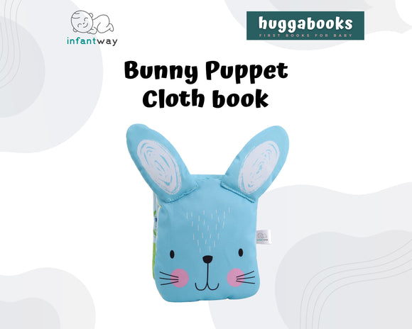 Infantway Huggabooks Plush Puppet Cloth Book