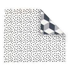 Play With Pieces - Grey Geo/Polka Dots Playmat