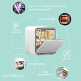 EcoNuvo UV LED Multi-Purpose Sterilizer, Dryer and Food Dehydrator ECO212