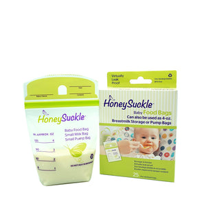 Honeysuckle Small Breastmilk Bags 4-oz (25 pcs)