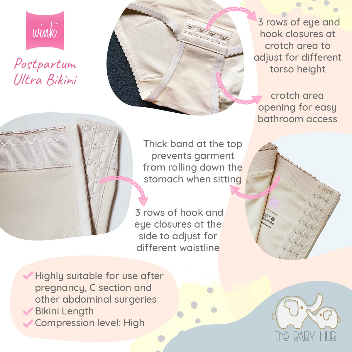 Wink postpartum binder medium, Babies & Kids, Maternity Care on Carousell